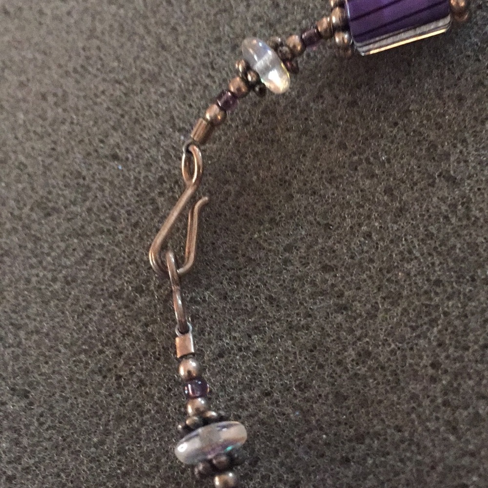 Purple Beaded Bracelet - Picture 5 of 13